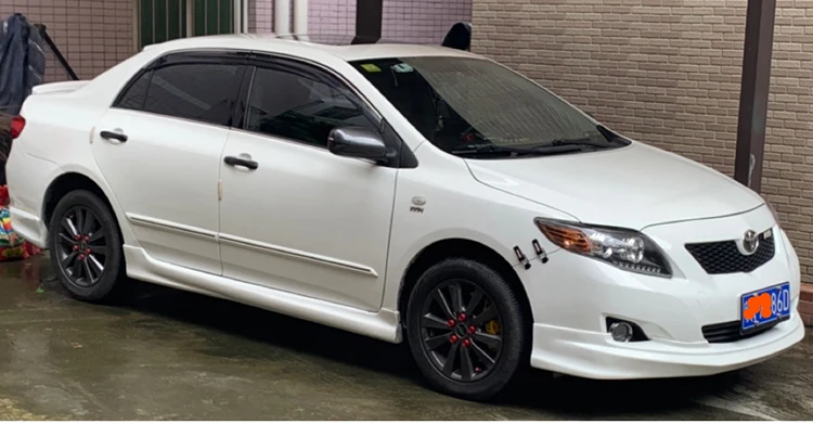 Для Toyota Corolla E140 E150 2007 2008 2009 2010 2011 2012 дверная ручка чаши крышка наклейка отделка Аксессуары для автомобиля Стайлинг