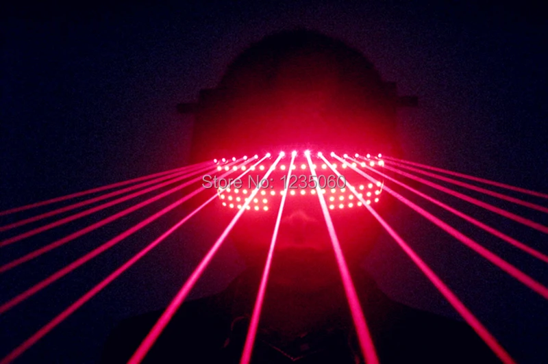 WYY Бальные Танцы бар led костюмы лазерный светильник очки красные балки робот