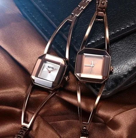 Кимио Топ бренд Relojes Mujer модные женские туфли Часы дамы браслет Кварцевые часы