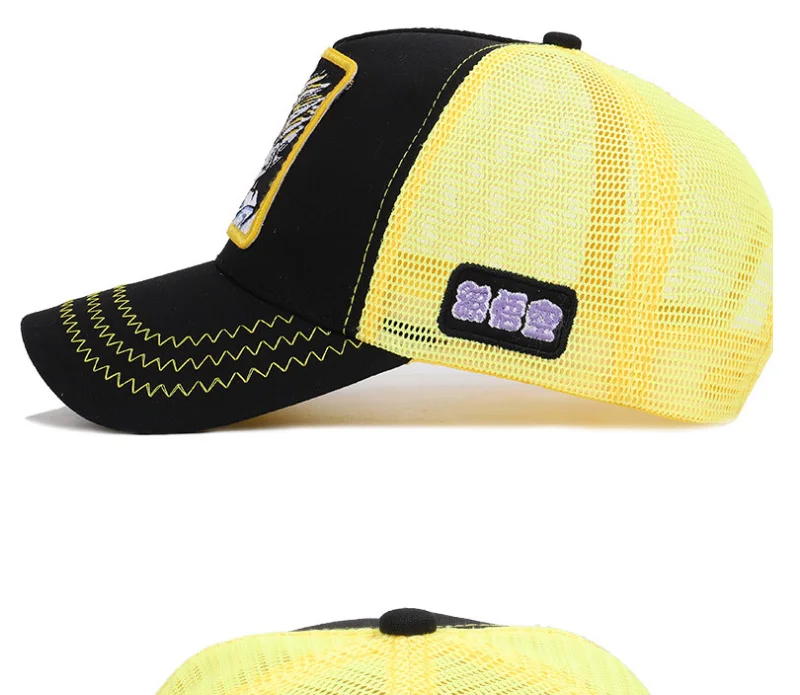 Dragon Ball Goku бейсбольная кепка s для мужчин и женщин Snapback Хип-Хоп Кепка летняя Bone gorra hombre Регулируемая Кепка для водителя грузовика сетчатая Кепка для папы CZX7