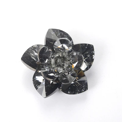 Crystal SINI-Chain BAFFIN оригинальные кристаллы от Swarovski цветок кулон ожерелье для женщин Серебряный цвет сердца DIY ожерелье ювелирные изделия подарок для влюбленных - Окраска металла: Crystal SINI-Chain