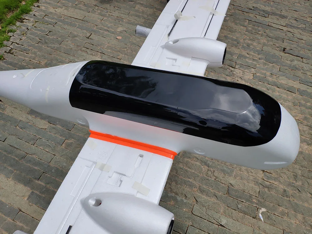 Skywalker TITAN 2160 мм размах крыльев EPO Воздушный самолет ручной литой самолет(белый/Черная Акула