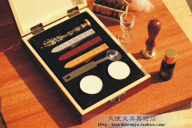 Retro Wax seal set wax seals stamps for Paper Envelopes sealing wax free shipping