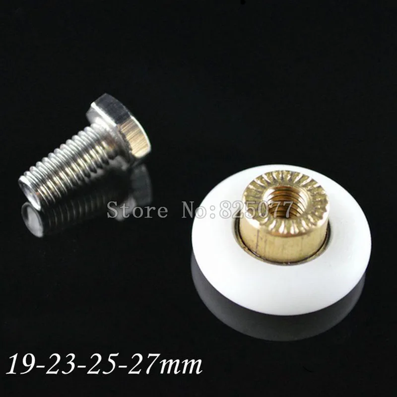 8 шт. Нижняя верхняя душевая дверь ролики бегунки колеса шкивы диаметр 23/25/27 мм KF961