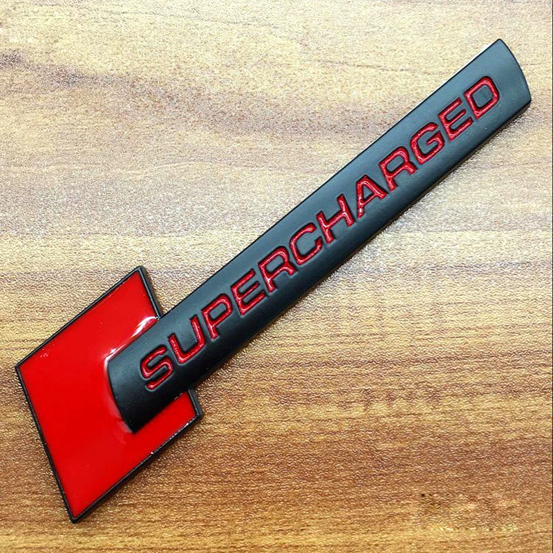 Высота каблука 10 см наклейки для автомобиля эмблема значок SUPERCHARGED стайлинга