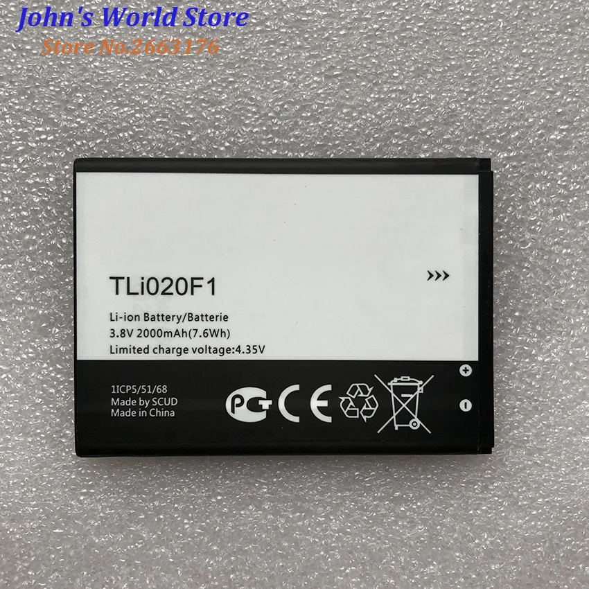 2019 Новый TLI020F1 TLI020F2 Батарея для TCL J720T J726T Alcatel One Touch рoр 2 5042d C7 7040 OT 7040D запасная часть