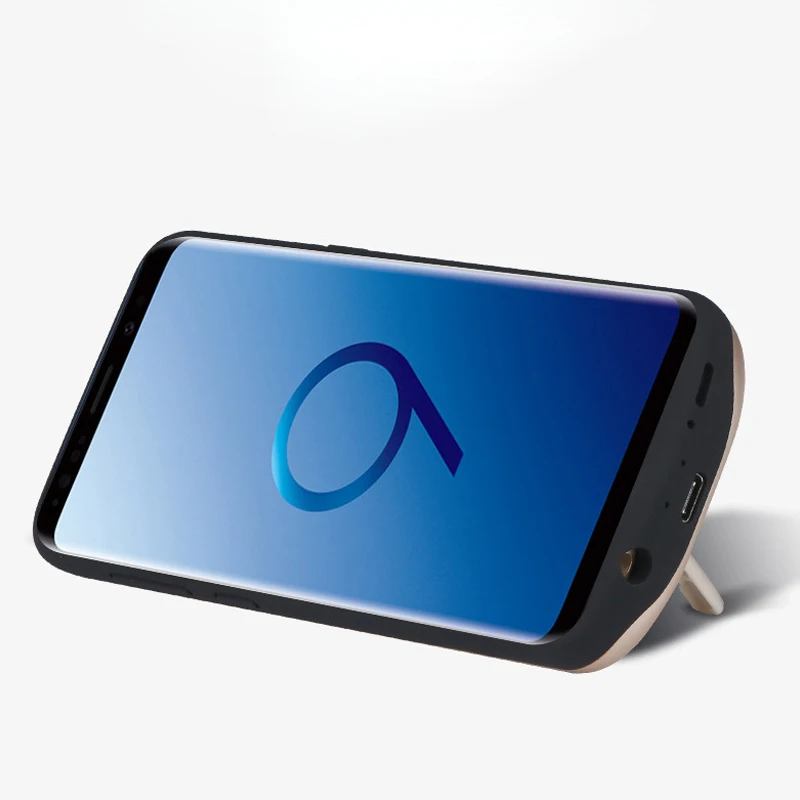 Чехол для аккумулятора samsung Galaxy S8 5000 мА/ч портативный чехол зарядки S8Plus + защитный