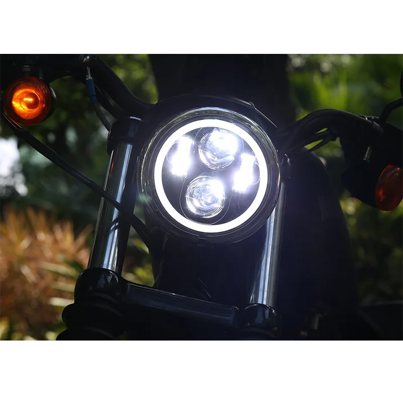 5 3/4 &quot5 75 дюймов 883 светодиодные фары корпус ведро для Harley FXWG Chopper Davi налобный