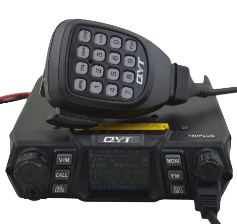 Оригинальное QYT мобильное радио KT-780PLUS VHF 136-174MHz 100W портативная рация автомобильное мобильное радио