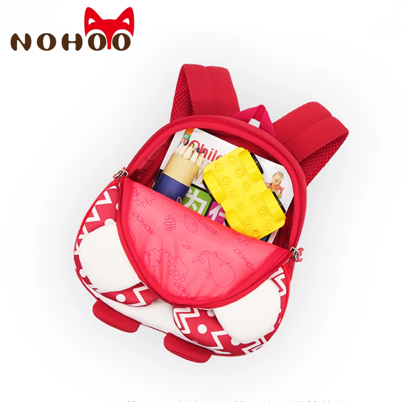 NOHOO рюкзаки для младенца 3D мультфильм милый медведь Дети Водонепроницаемый дошкольного рюкзак рождественские подарки для маленьких девочек от 2 до 4 лет