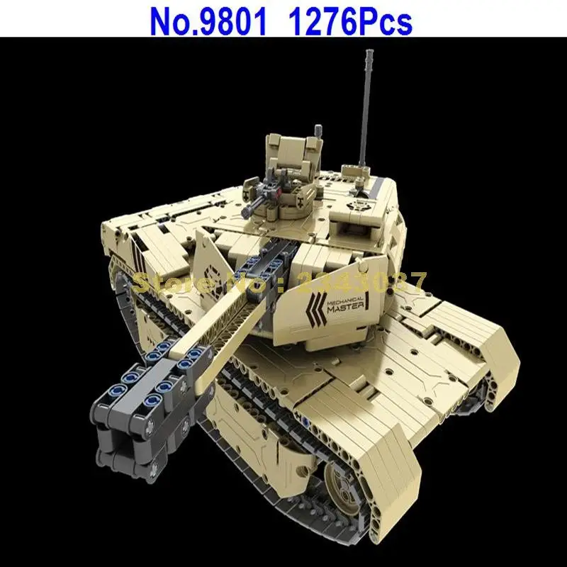 9801 1276 шт. военный дистанционного управления Управление Rc M1a2 главный боевой танк 50