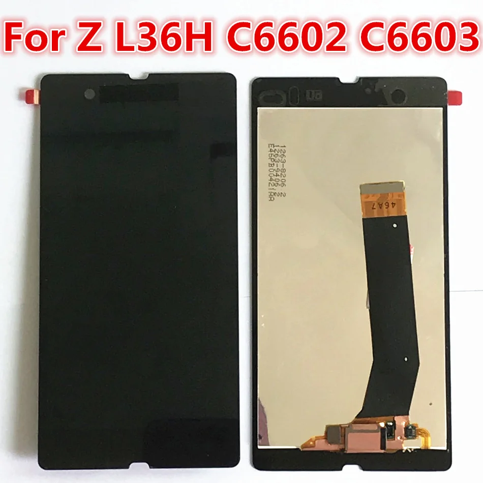 5 0 Оригинальный ЖК для Sony Xperia Z дисплей с сенсорным экраном дигитайзер lcd L36H C6603 C6602