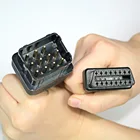 Кабель OBD2 для Renault 12 Pin InterfaceTo 16 Pin Female OBD2 Удлинительный кабель автомобильный разъем адаптер Диагностический автомобильный инструмент