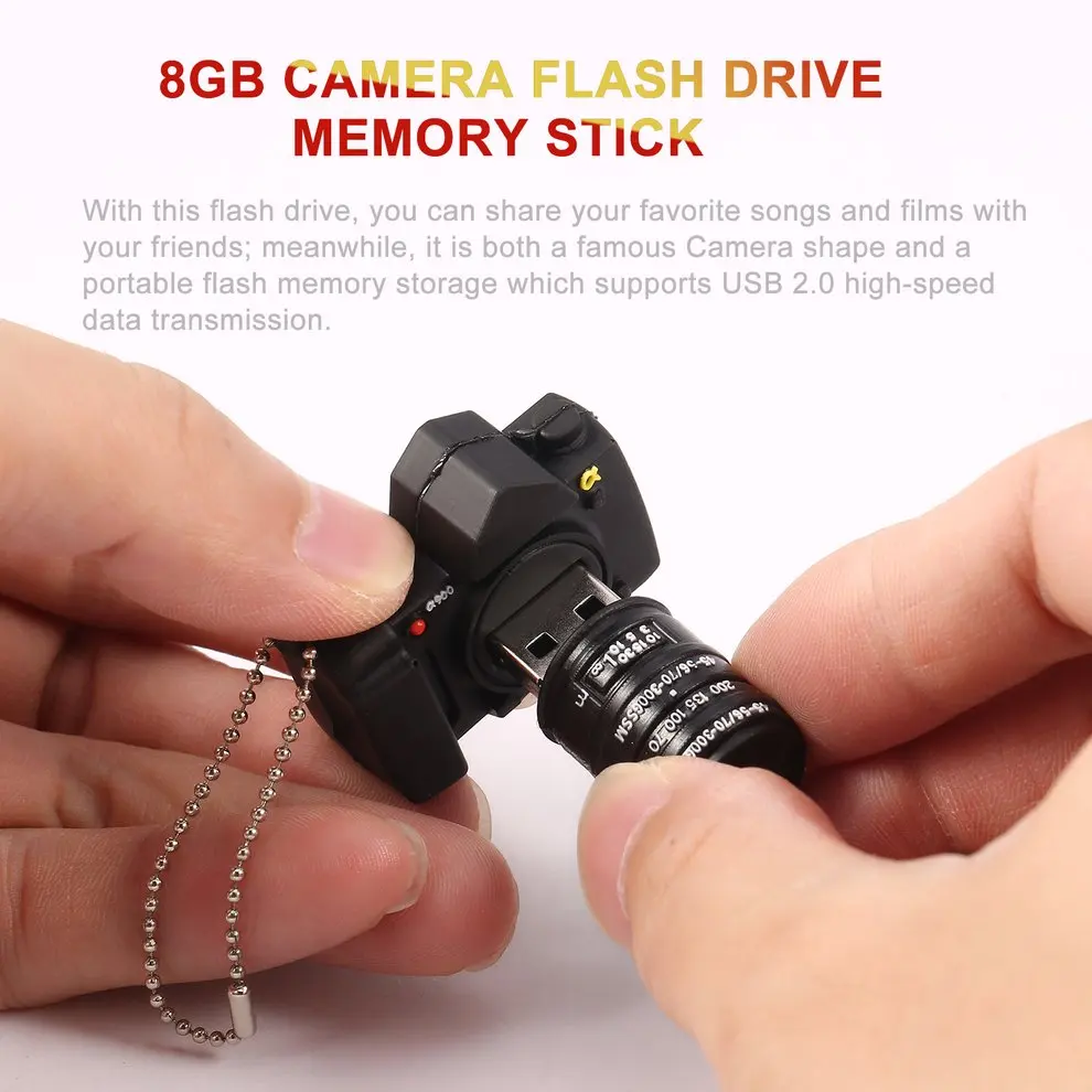 2 шт. новое поступление черный Камера 8 ГБ USB флэш-накопитель Memory Stick Thumb |