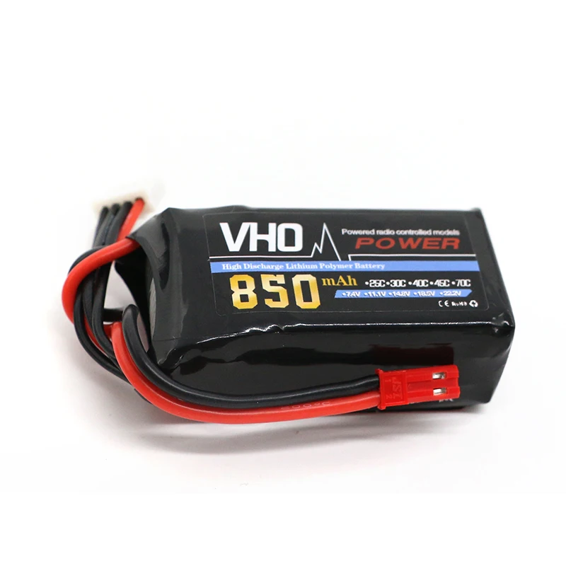VHO 8 шт. 3 s lipo батарея 11 1 В 850 мАч 30C для Квадрокоптеры вертолеты RC автомобили лодки