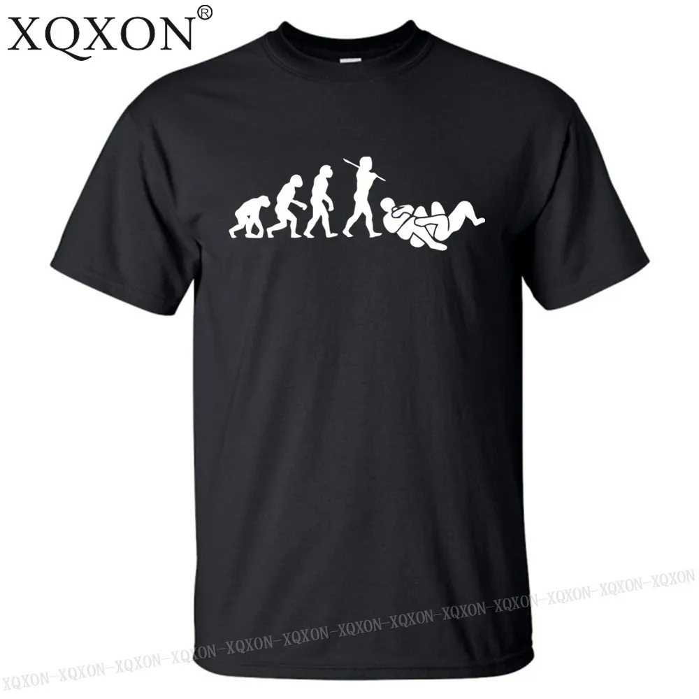 

New-brazilian jiu jitsu bjj evolution design men t-shirt High-quality cotton t shirt tops man clothes K302