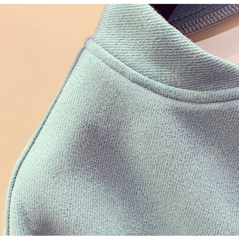 

Korean Casual Flocking Jacket Women Simple Solid Student Women Jackets Ladies Stand Collar Baseball Coat Fashion Patch Top WJ319
