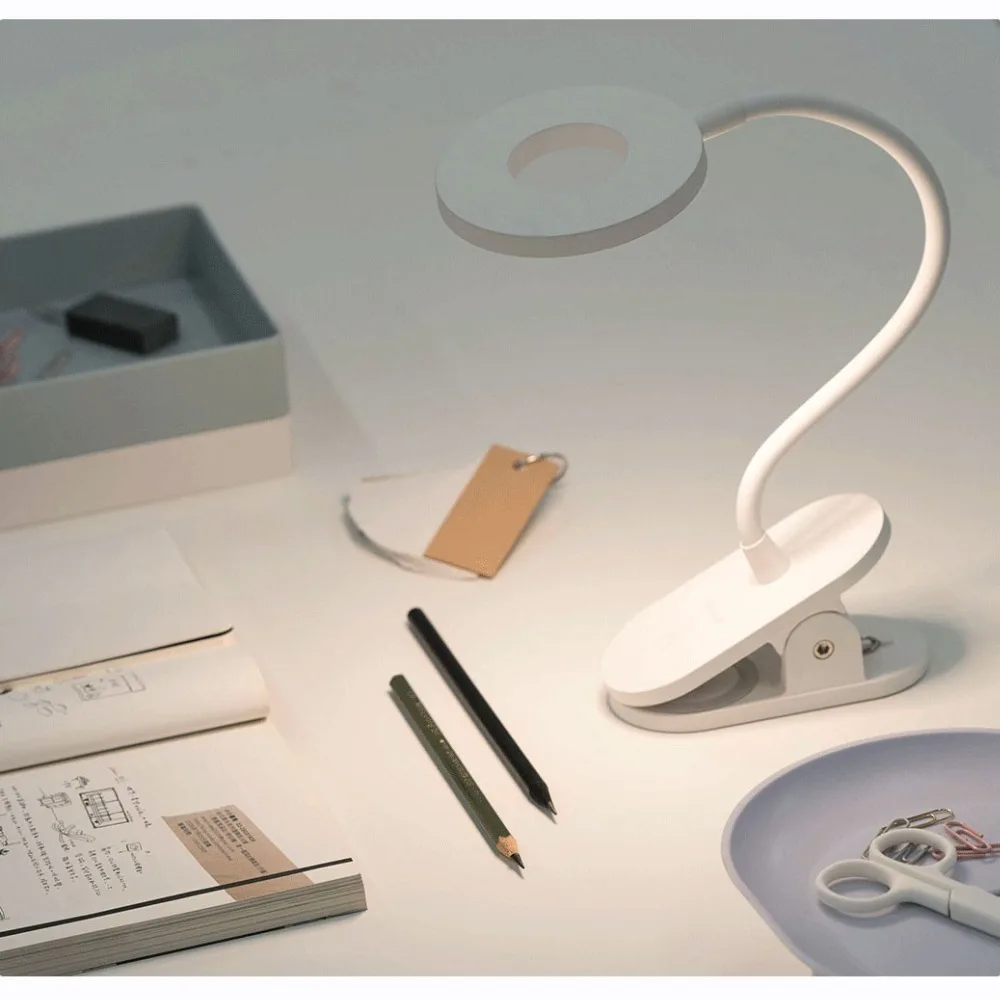 Youpin Yee светильник светодиодный настольная лампа клип на Ночник USB Перезаряжаемый