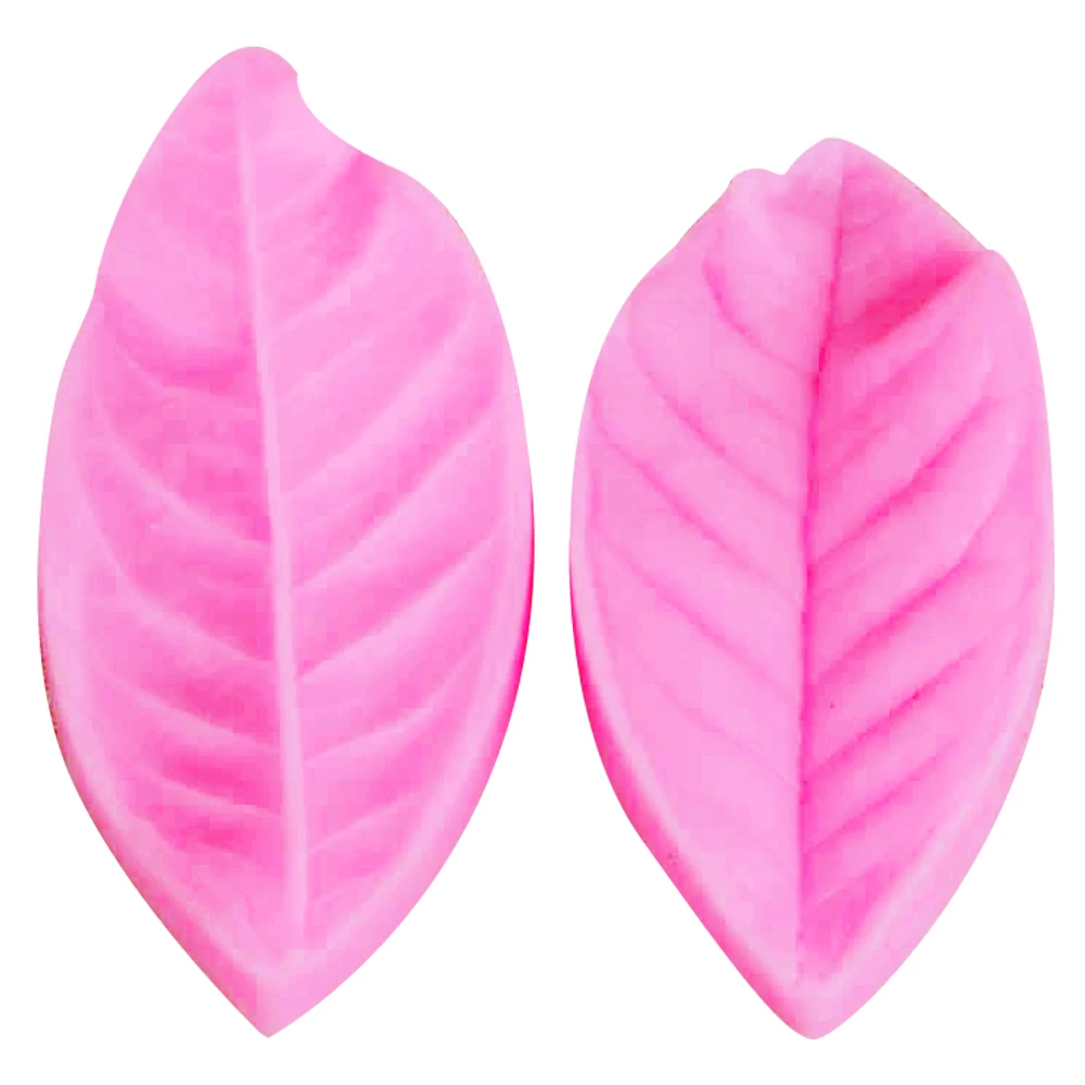 10pcs/set Flower 3D Leaf Petal Silicone Mold Fondant Cake Decorating Confectionery Baking Tools m449 7.8*3.9*0.8cm | Дом и сад