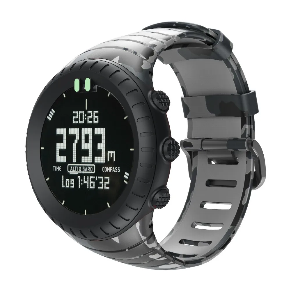 Ремешок силиконовый для Suunto Core Band спортивный браслет смарт часов аксессуары