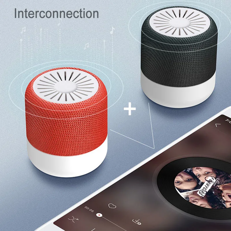 Мини динамик APQ M12 портативная беспроводная колонка TWS с Bluetooth маленький сабвуфер
