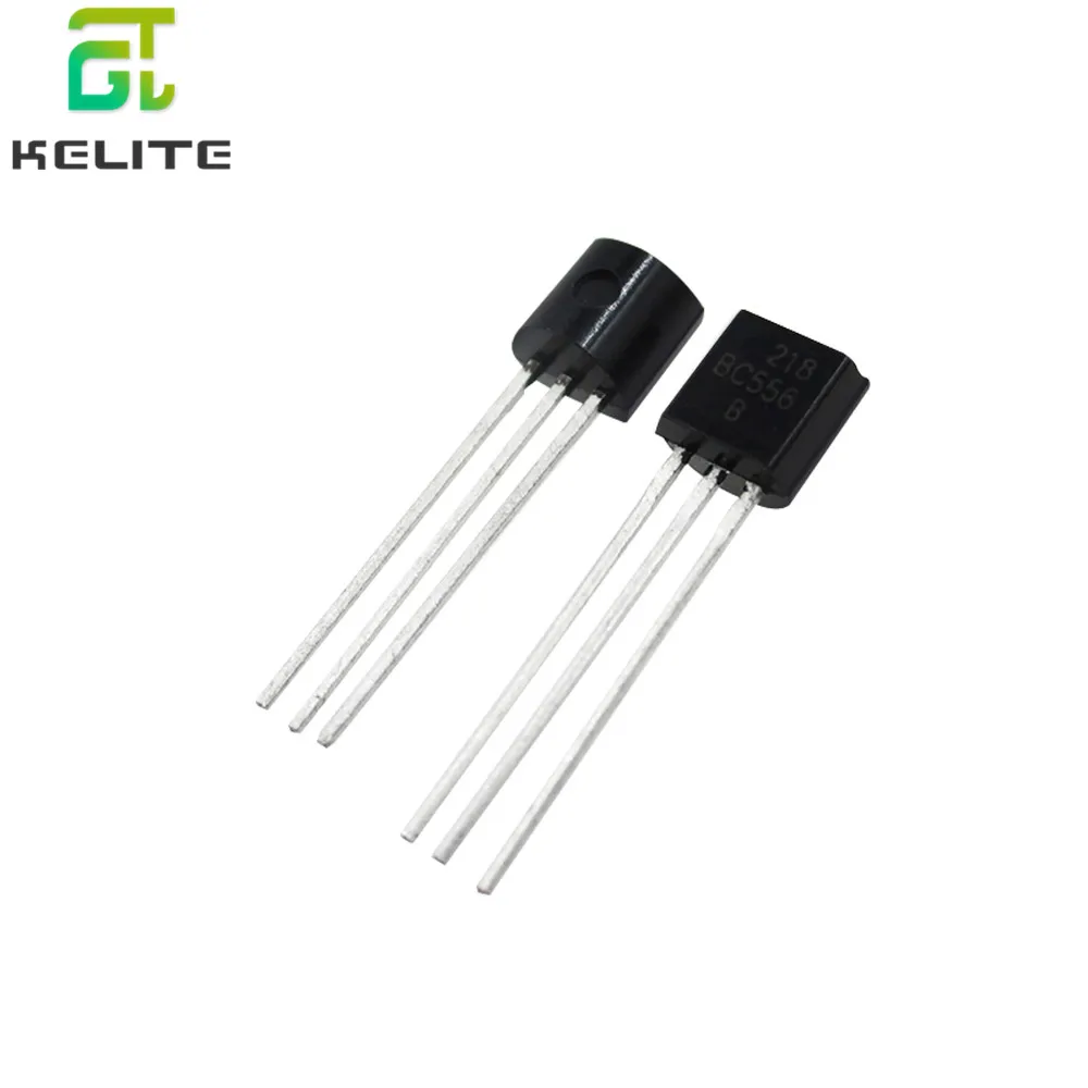 100 шт. BC556B bc556 0.1A 65V PNP линейный триодный транзистор TO 92|Детали и аксессуары для