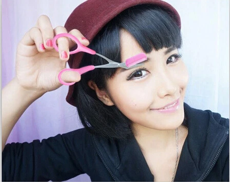 New Portable Pro Tinkle Eyebrow Razor Trimmer Shaper Shaver Hair Remover Set Sharp For Make Up Kit Stainless Steel Cutting | Красота и