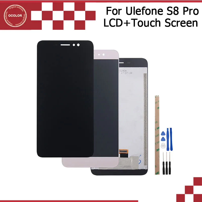 Цветной для Ulefone S8 Pro ЖК-дисплей и сенсорный экран запасная часть мобильный