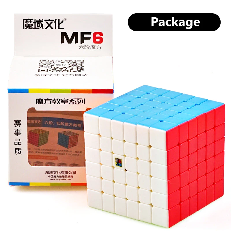 

Moyu MF6 Cubing Classroom 6x6x6 Magic Cube Stickerless Professional Puzzle Speed Cubes Educational Toys For Kids mofangjiaoshi