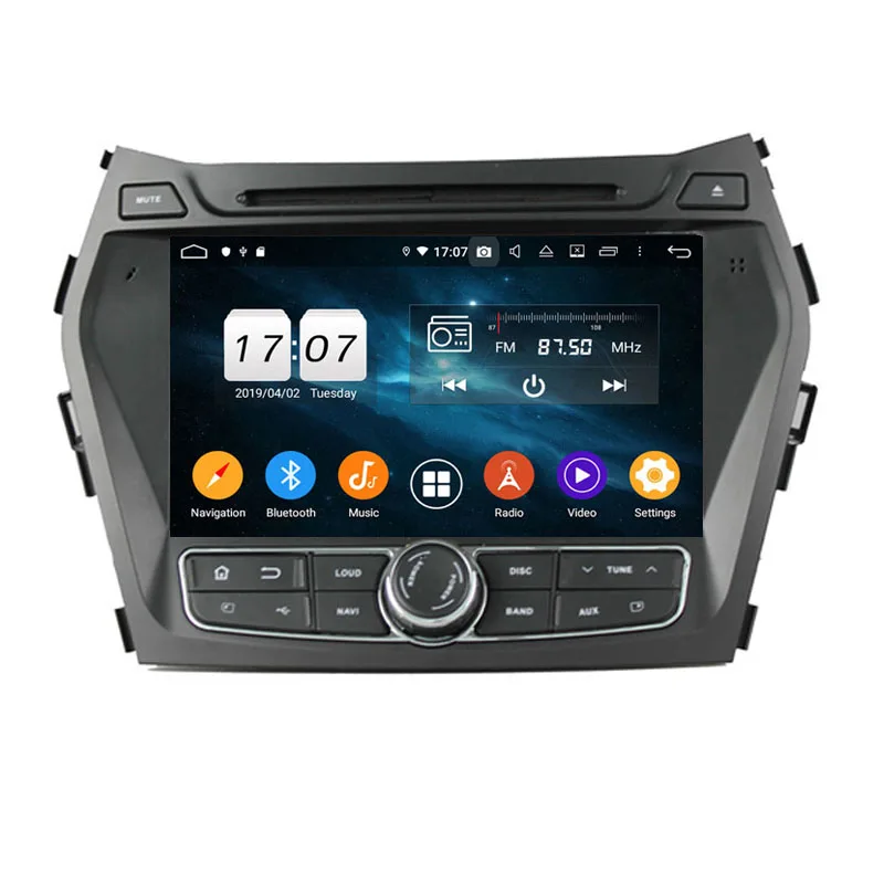 Встроенная память 64G Android 9 0 Octa Core Для HYUNDAI IX45/Santa Fe 2013 2014 PX5 Автомобильная dvd