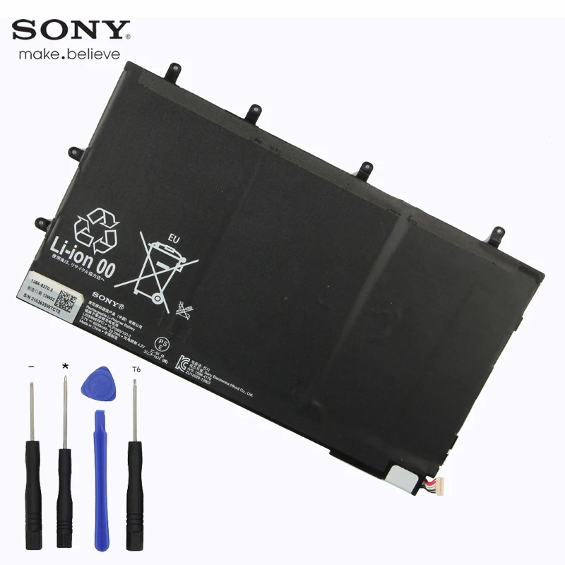 Оригинальный аккумулятор Sony LIS3096ERPC для планшета SONY Z SGP311 SGP312 SGP341 6000 мАч|battery for|battery