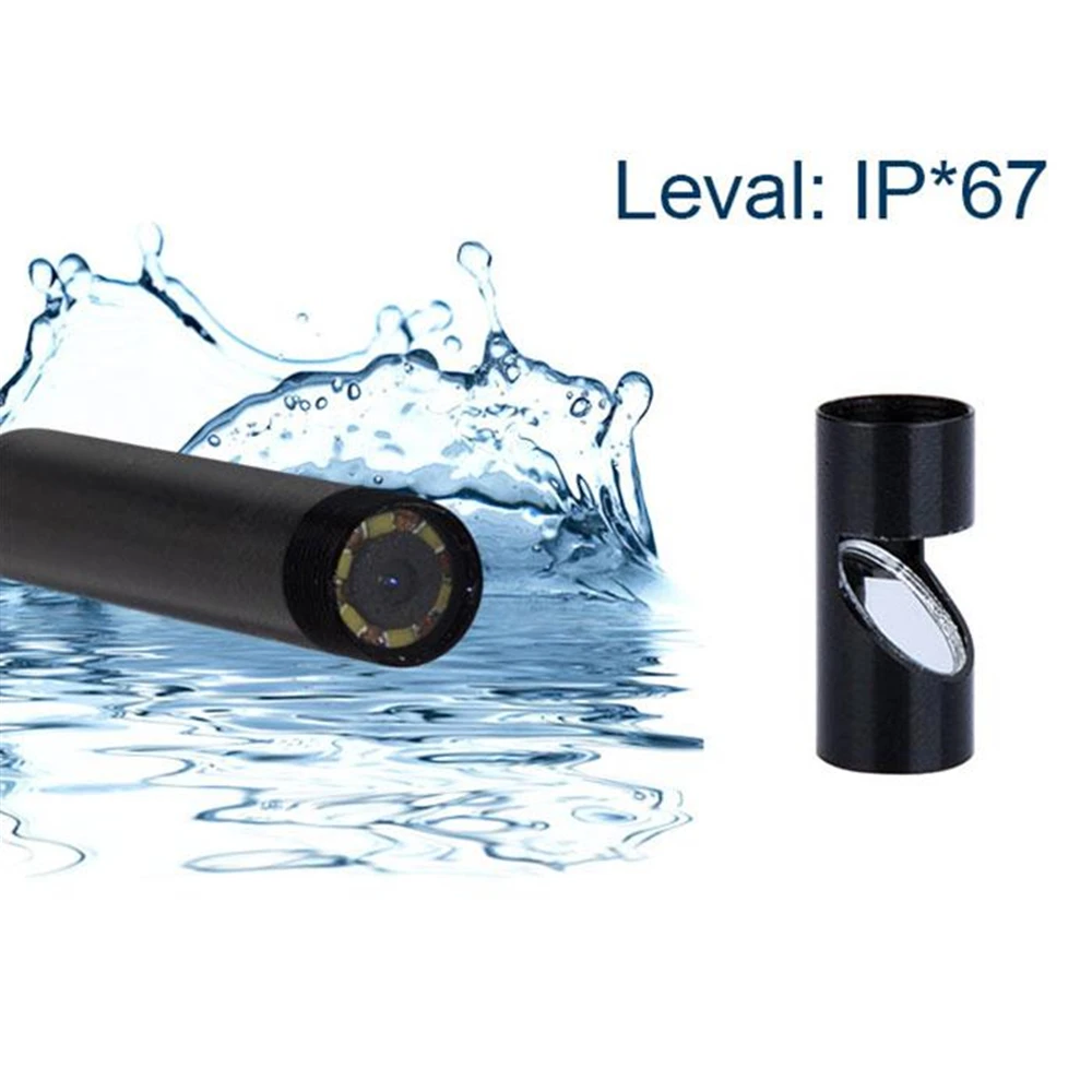 Gizcam 2/5/10 м 5 мм 6LED USB IP67 Водонепроницаемый эндоскопических исследований Snake Video