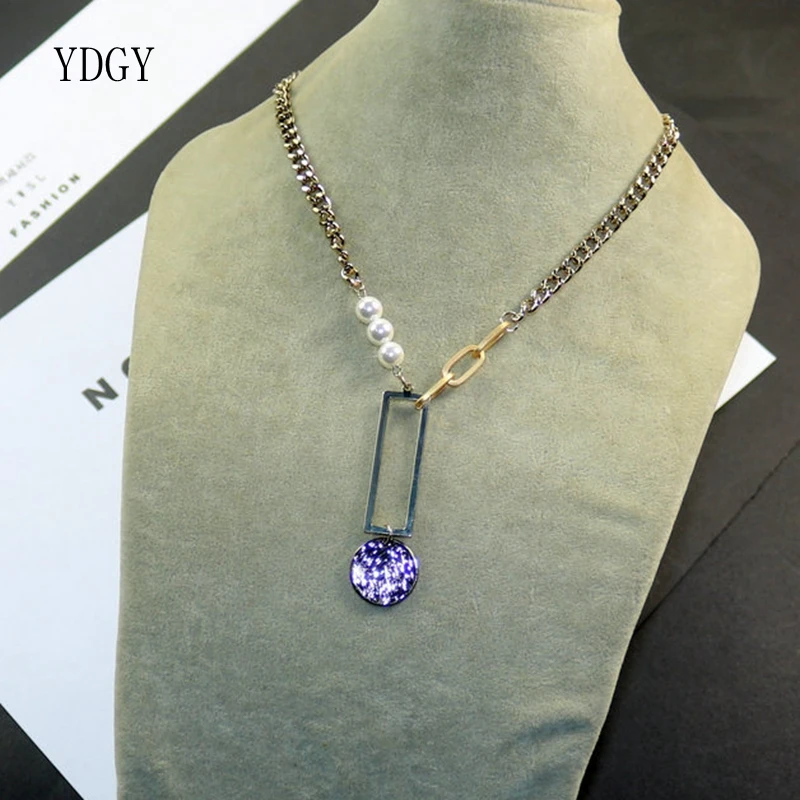 Женское жемчужное ожерелье YDGY2019 из простой жемчужной ткани оптовые поставки от