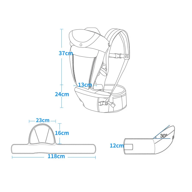 Ibelibaby Детские переноски дышащие hip Baby carrier мягкие натуральные обертывания рюкзак