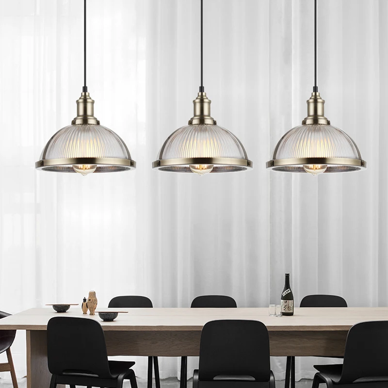 black vintage industrial pendant light nordic retro lights iron lampshade loft edison lamp metal cage dining room Countryside | Освещение