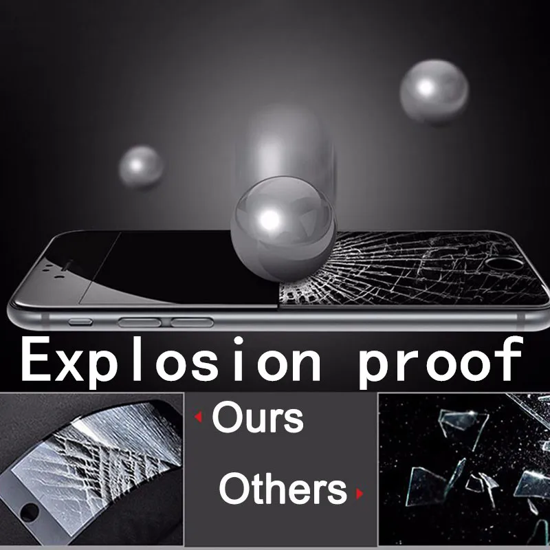 10D закругленные края защитное стекло на iPhone 7 8 6 6s Plus закаленное протектор экрана