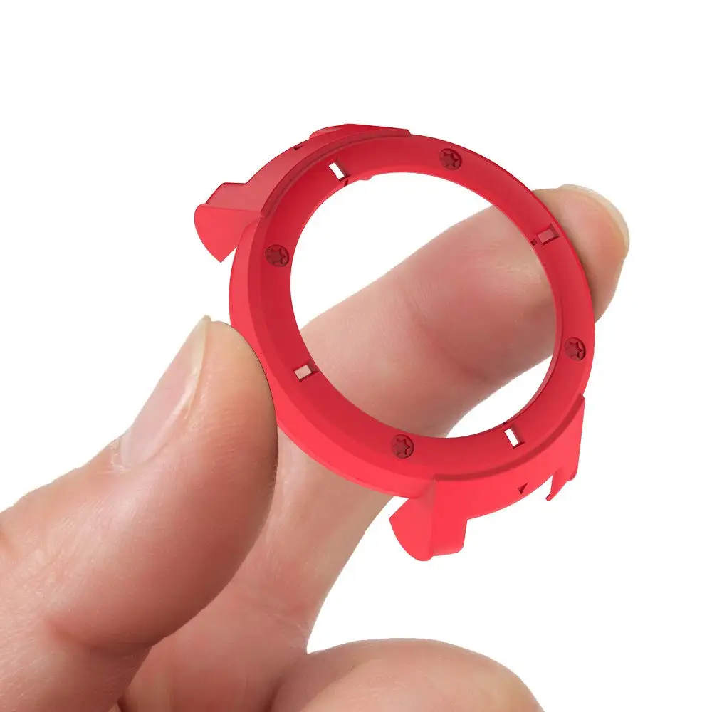 Red PC защитный чехол для часов для Xiaomi Huami Amazfit Verge 3 ультратонкий защитный чехол для Amazfit 3 Verge чехол-бампер аксессуар - Цвет: Red