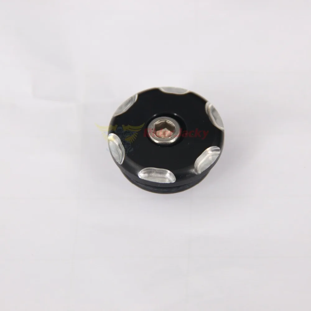 RiderJacky черно красная мотоциклетная CNC левая передняя крышка колеса двухцветная