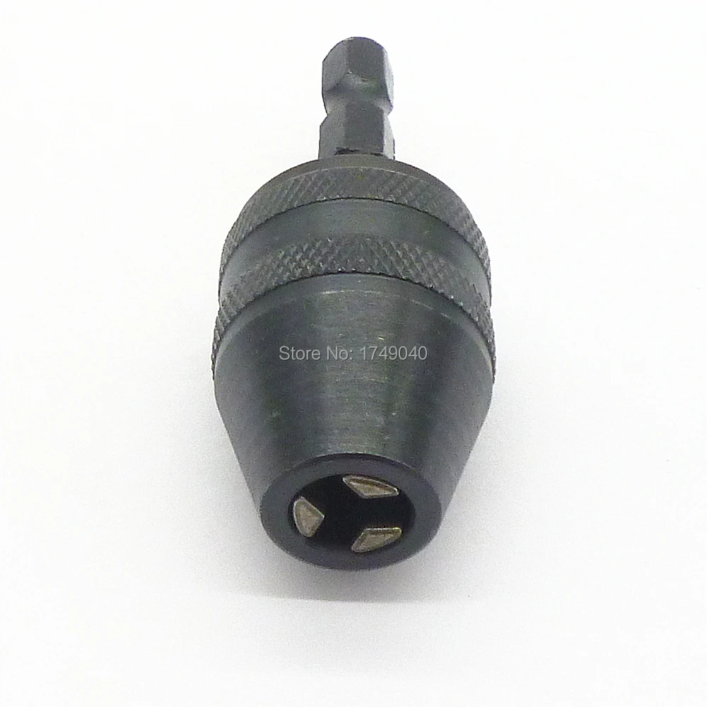 Keyless Drill Bit Chuck Quick Change Adapter Converter 1/4&quot Inch Hex Shank Clamping Range 0.5mm to 8mm Electric Tool | Инструменты