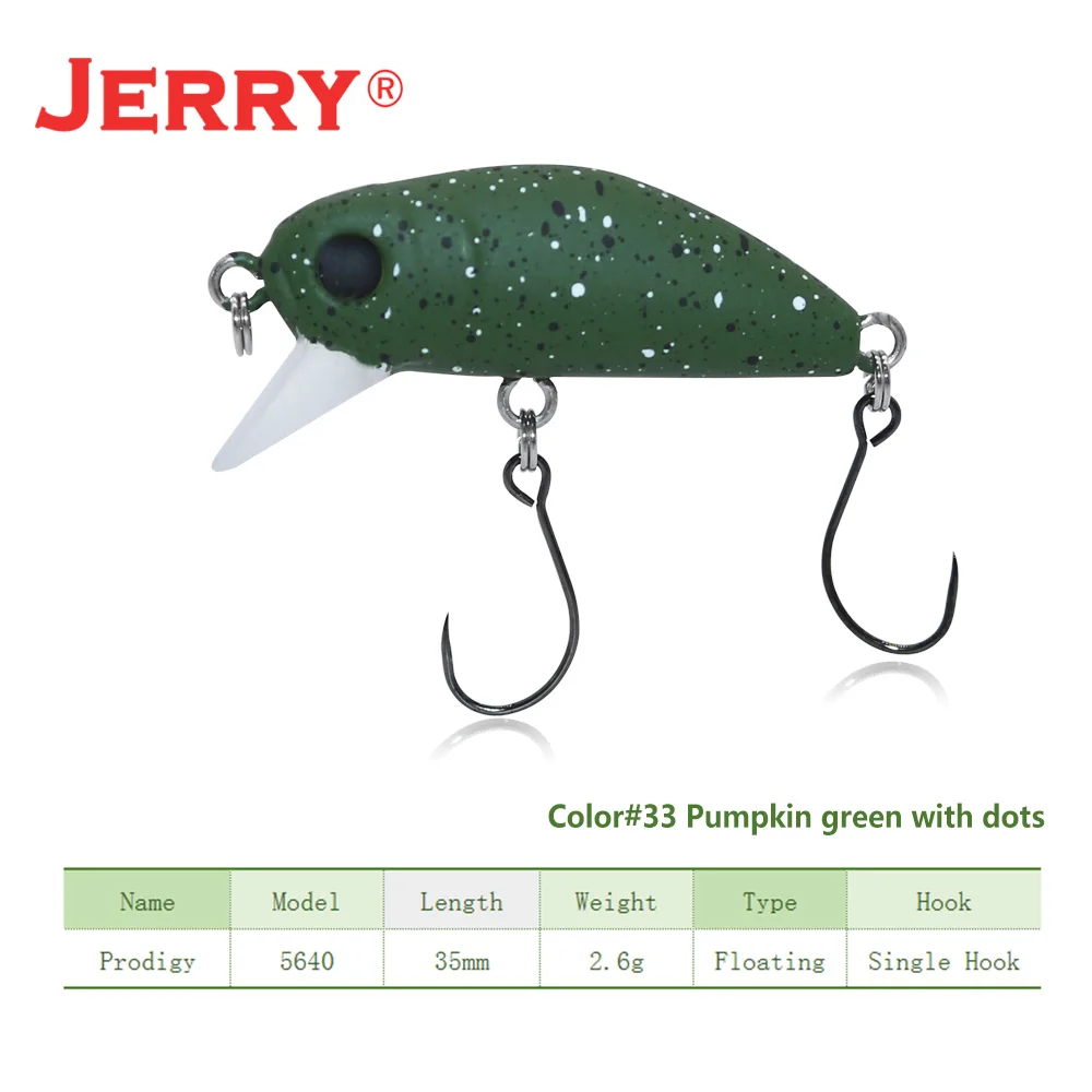 matt pumpkin green Jerry 35 мм 2,6 г спиннинг медленно тонущиеся воблеры кренкбейт Форель Приманка для окуня пресноводный камень рыболовное снасти Оборудование - Цвет: matt pumpkin green