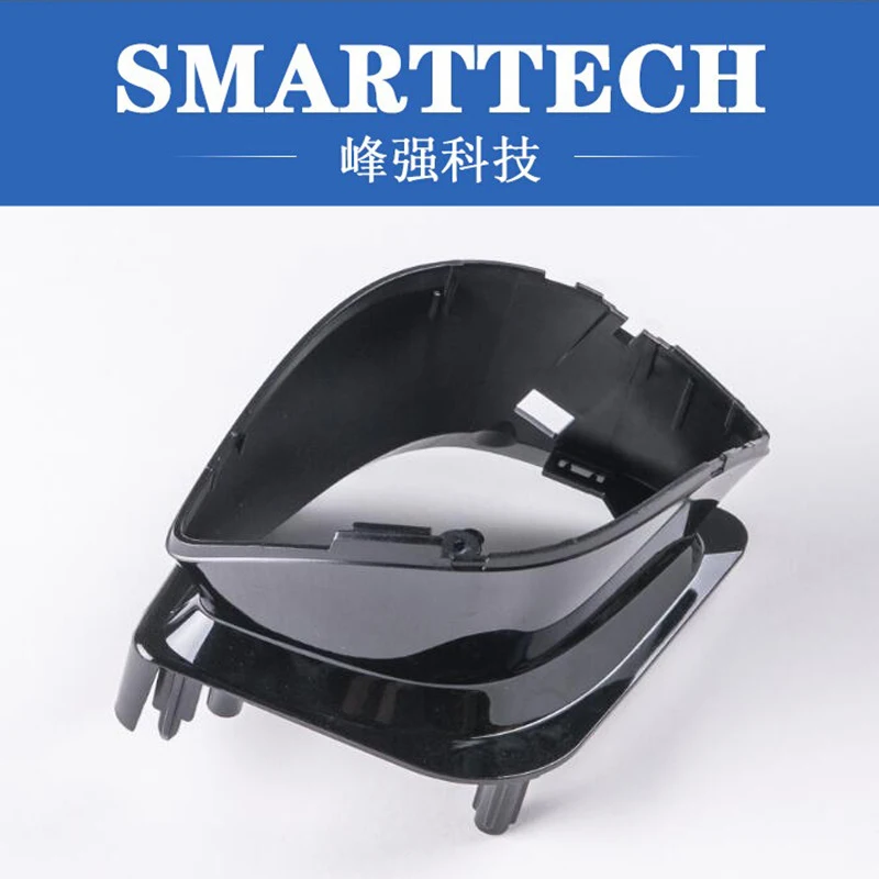 

Plastic mold for 1*4 cavity black PC electronics housing tooling