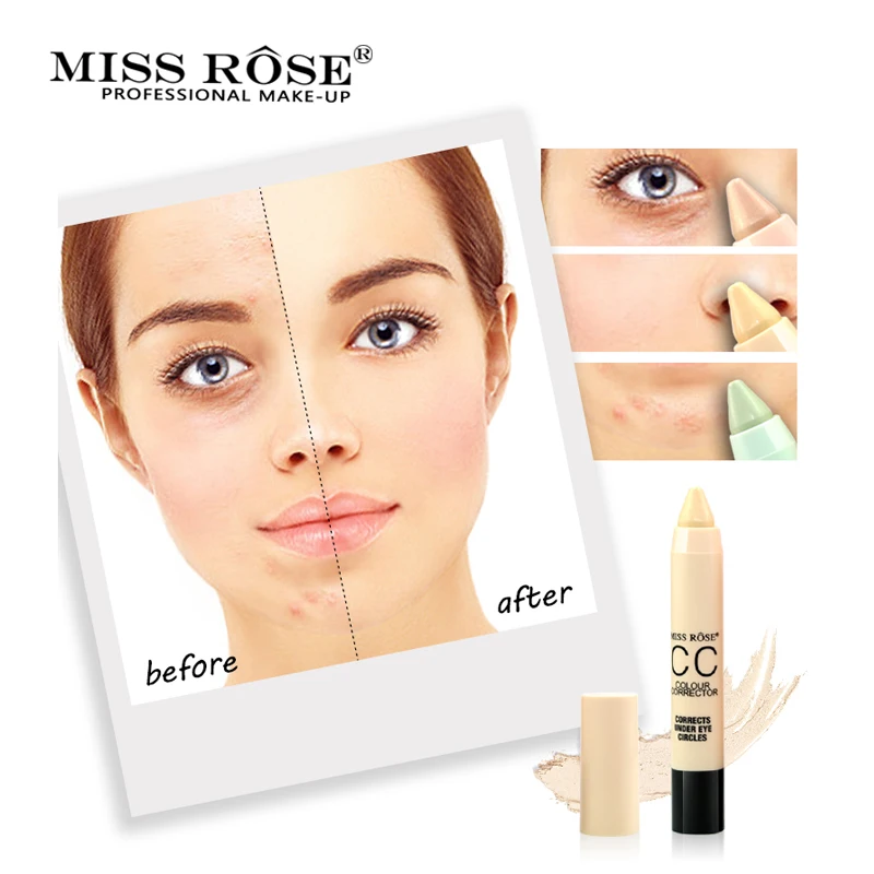 MISS ROSE бренд лицо палка консилер макияж акне удаление водостойкая осветляющая