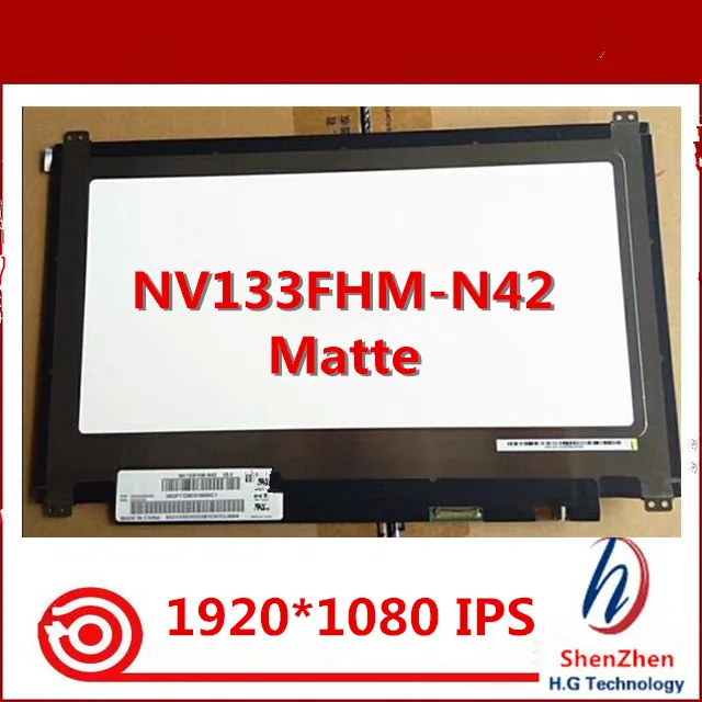 Оригинальный 13 3 ''FHD IPS светодиодный ЖК дисплей Панель экрана ноутбука для NV133FHM