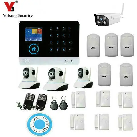 YobangSecurity 433 МГц беспроводной 3G WIFI DIY умный дом Охранная сигнализация комплект