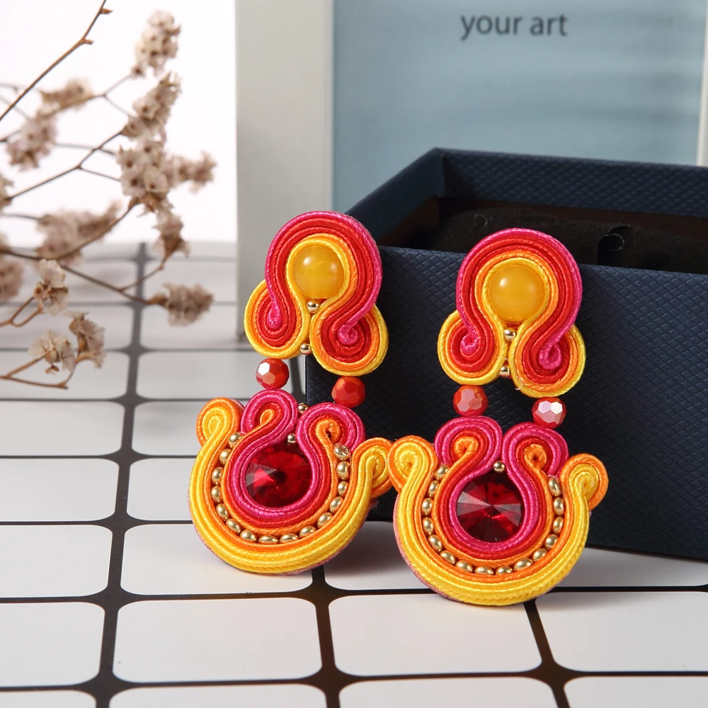 KPACTA кожаные серьги подвески в этническом стиле модные ювелирные изделия для