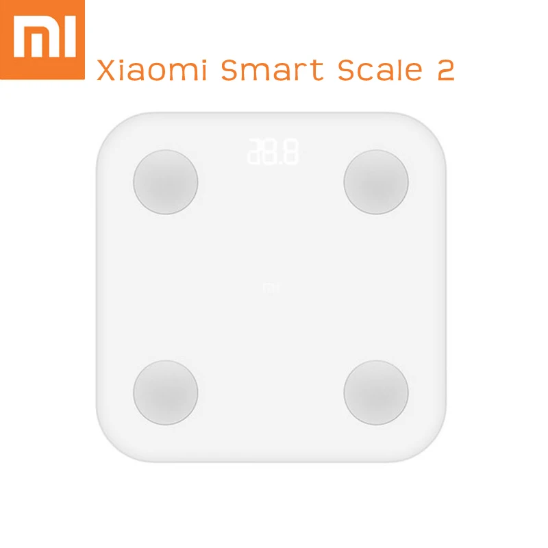 Xiaomi Mi Smart Scale 2 Weight Health Mifit APP монитор состава тела скрытый светодиодный дисплей и