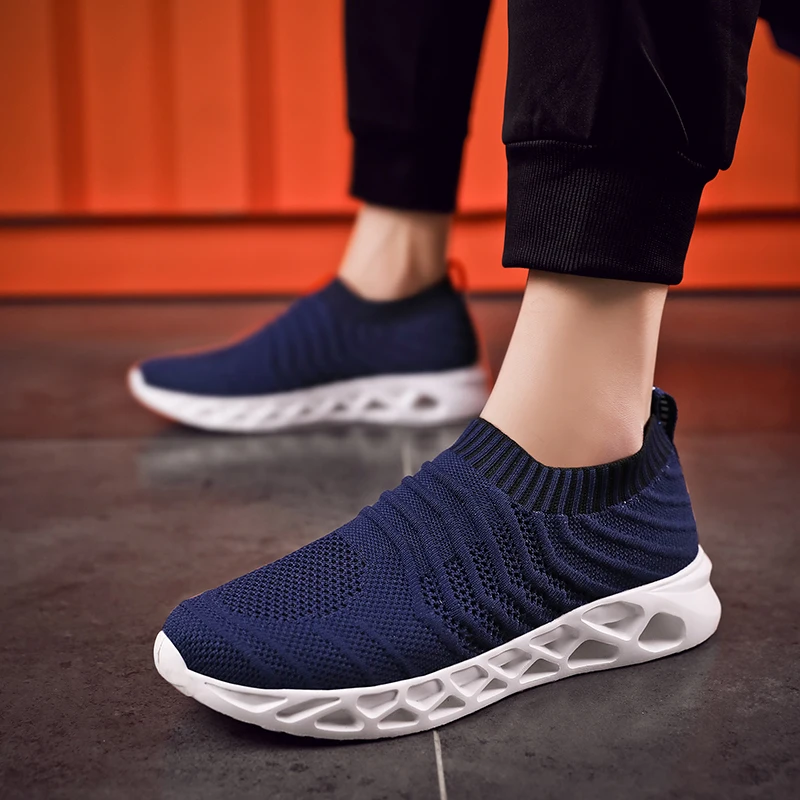 Bjakin/мужские носки дышащие мужские кроссовки для бега спортивные из сетчатого