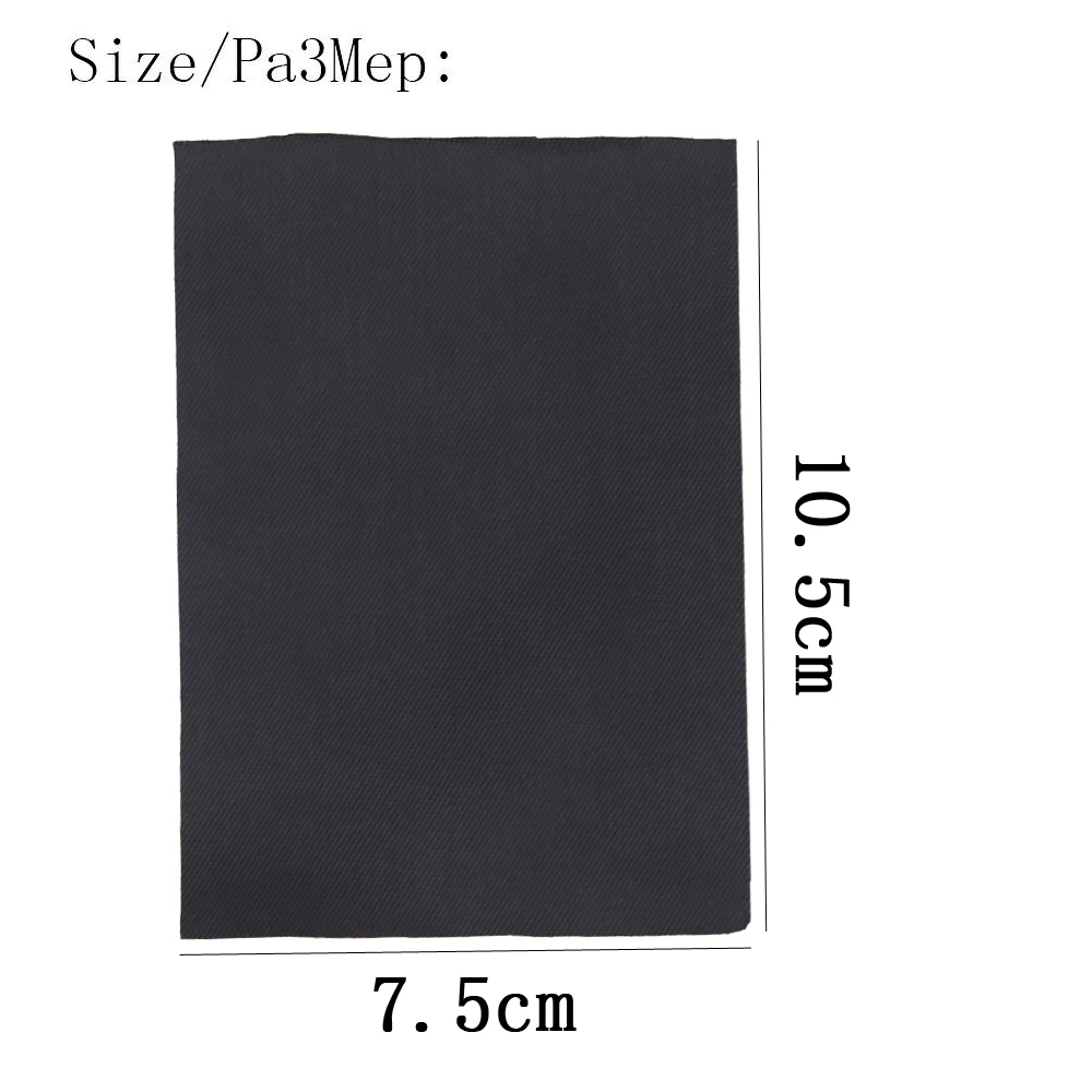 6 шт. черный самоклеющиеся ткань патч водонепроницаемый нейлон Стикеры на ткани