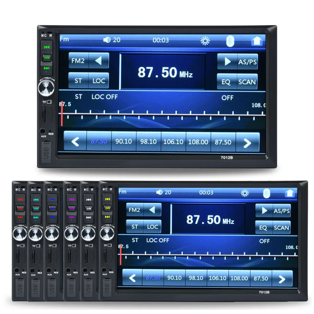 Автомагнитола 2Din 7012B MP5-плеер с mp5-плеером FM-радио USB цифровой сенсорный экран Bluetooth