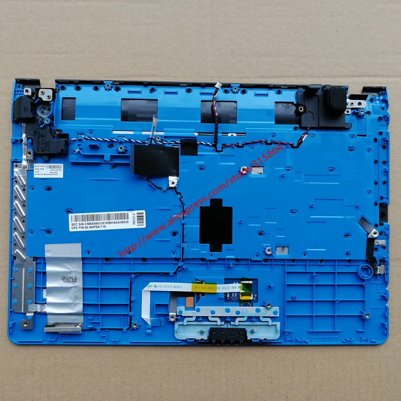 Русский Клавиатура ноутбука с тачпадом Упор для рук для samsung 300E4C 3430EA NP300E4A 305E4A 300e4x 300E43 3431EX RU синий